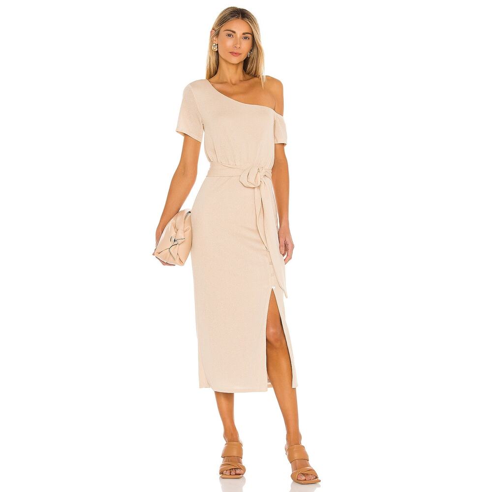 Lovers And Friends Women's Natural Tan Eden Midi Dress Size S NWT